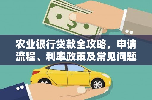 漳平农业银行贷款全攻略，申请流程、利率政策及常见问题解析