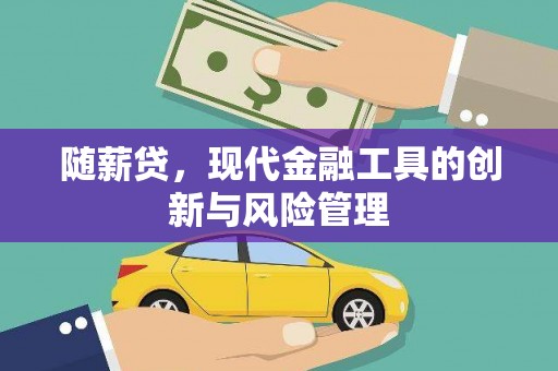 漳平随薪贷，现代金融工具的创新与风险管理