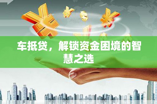 漳平车抵贷，解锁资金困境的智慧之选