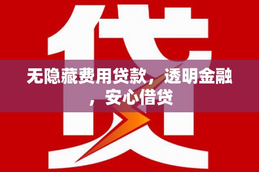 漳平无隐藏费用贷款，透明金融，安心借贷