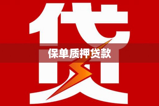 漳平保单质押贷款