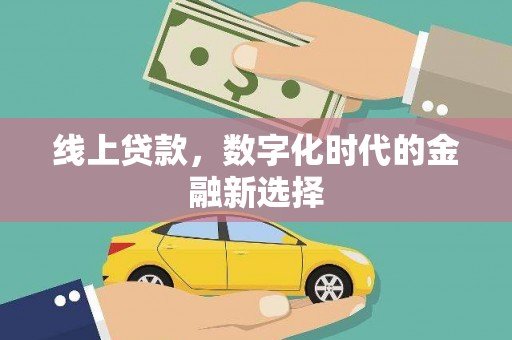 漳平线上贷款，数字化时代的金融新选择