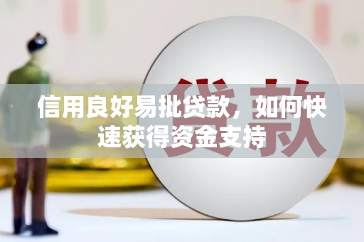 漳平信用良好易批贷款，如何快速获得资金支持