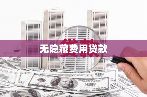 漳平无隐藏费用贷款