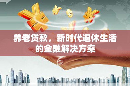 漳平养老贷款，新时代退休生活的金融解决方案