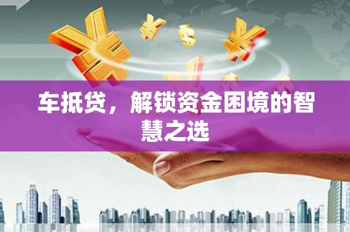 漳平车抵贷，解锁资金困境的智慧之选