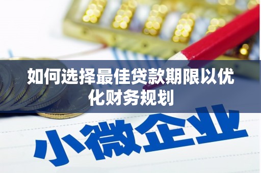 漳平如何选择最佳贷款期限以优化财务规划