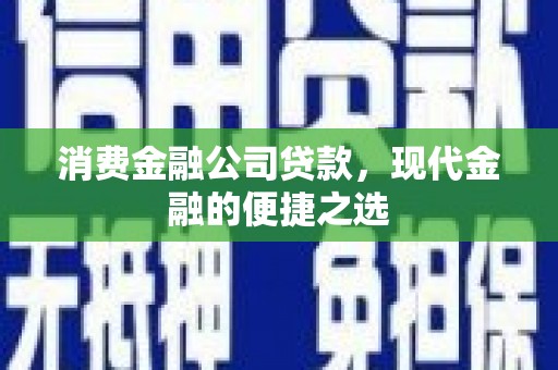 漳平消费金融公司贷款，现代金融的便捷之选