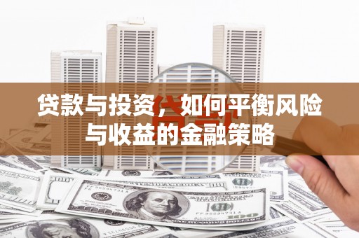 漳平贷款与投资，如何平衡风险与收益的金融策略
