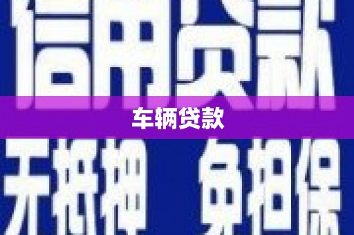 漳平车辆贷款